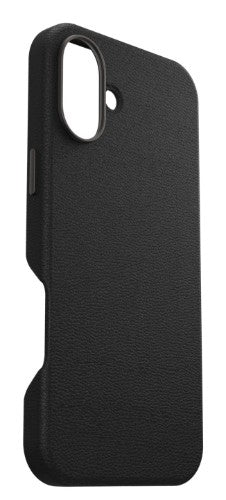 OtterBox Symmetry Series Cactus Leather for MagSafe for iPhone 16 Plus, Noir Ash