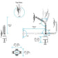 StarTech.com Desk-Mount Tablet Arm - Articulating - For iPad or Android