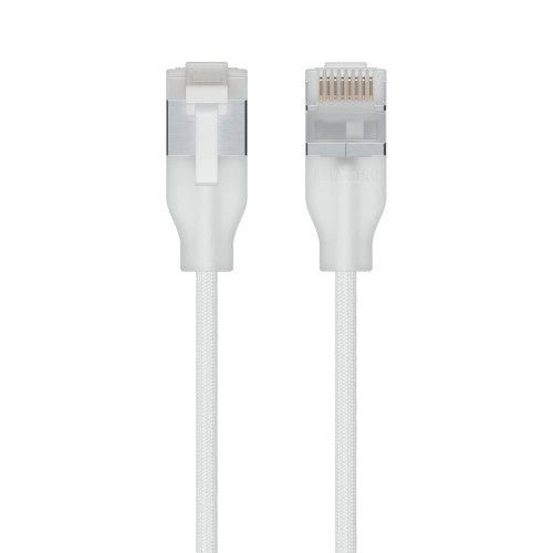 Ubiquiti UACC-Cable-Patch-EL-C6A-0.15M-W-24 networking cable Translucent, White Cat6a