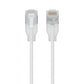 Ubiquiti UACC-Cable-Patch-EL-C6A-0.15M-W-24 networking cable Translucent, White Cat6a