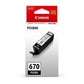 Canon PGI-670BK ink cartridge Original Black