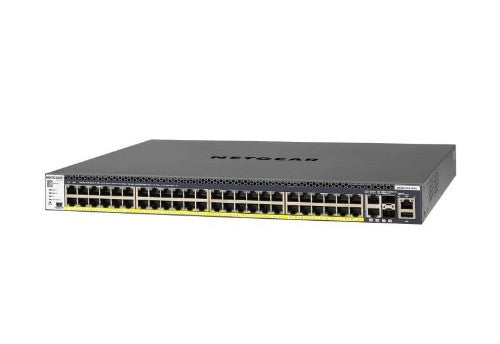 NETGEAR M4300-52G-PoE+ Managed L2/L3/L4 Gigabit Ethernet (10/100/1000) Power over Ethernet (PoE) 1U Black