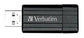 Verbatim PinStripe - USB Drive 32 GB - Black