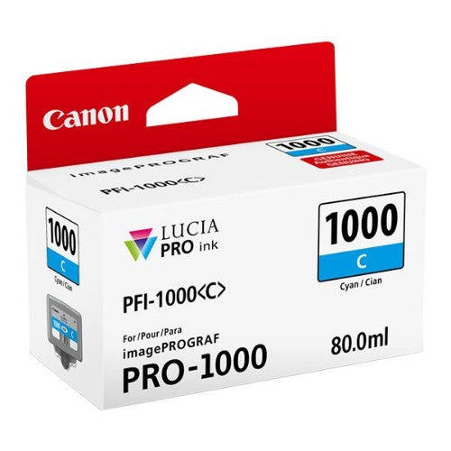 Canon PFI-1000C Cyan Ink Cartridge
