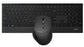 Rapoo 9500M keyboard Universal RF Wireless + Bluetooth QWERTY English Black