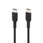 Belkin CAB003BT2MBK USB cable 2 m USB C Black