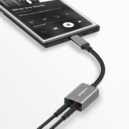 MBeat MB-XAD-CAXM audio cable 0.185 m 2 x 3.5mm USB Type-C Grey