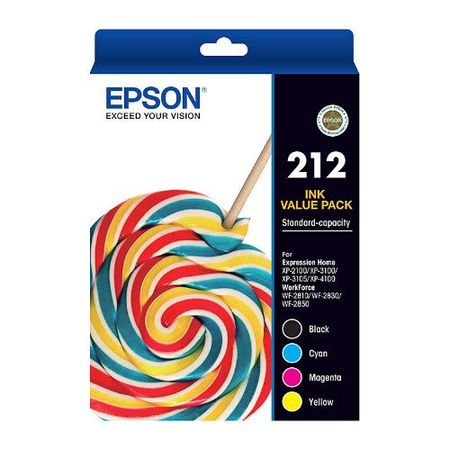 Epson 212 ink cartridge 4 pc(s) Original Standard Yield Black, Cyan, Magenta, Yellow