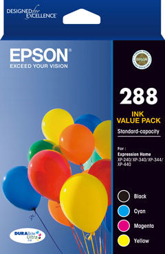Epson 288 ink cartridge Standard Yield Black, Cyan, Magenta, Yellow