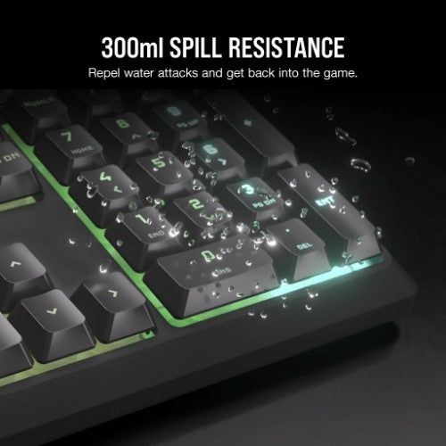 Corsair K55 CORE RGB keyboard Gaming USB QWERTY US International Grey