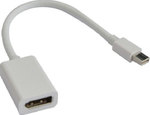 Astrotek Mini DisplayPort - DisplayPort M/F 0.2m White