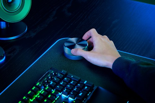 Razer WIRELESS CONTROL POD remote control Bluetooth Audio, Lighting Press buttons, Rotary