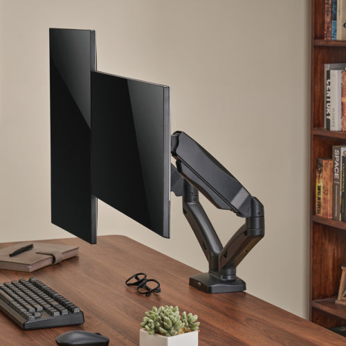 Brateck MABT-LDT13-C024 monitor mount / stand 81.3 cm (32") Black Desk