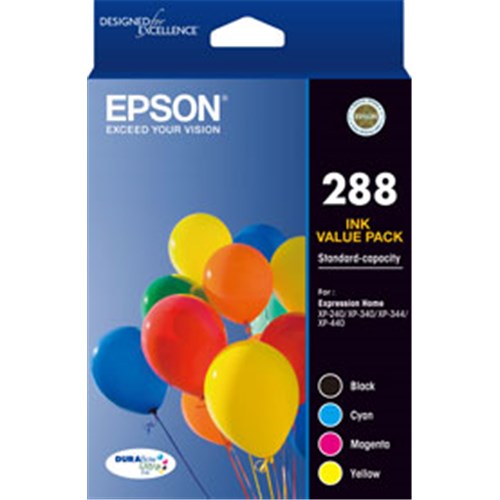Epson 288 ink cartridge Standard Yield Black, Cyan, Magenta, Yellow