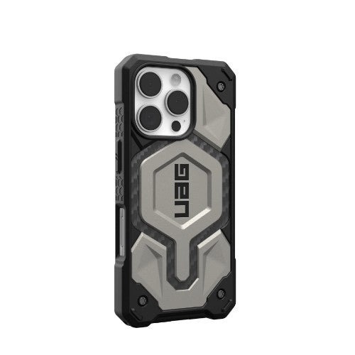 Urban Armor Gear Monarch Pro mobile phone case 16 cm (6.3") Cover Titanium
