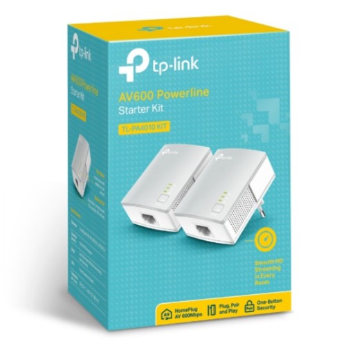 TP-Link TL-PA4010KIT 600 Mbit/s Ethernet LAN White 2 pc(s)