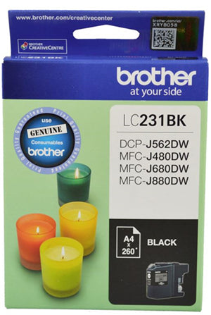 Brother LC231BK ink cartridge 1 pc(s) Original Black