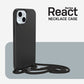 OtterBox React Series Necklace MagSafe for iPhone 15, Black