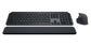 Logitech 920-010937 keyboard Mouse included Office RF Wireless + Bluetooth QWERTY US English Graphite