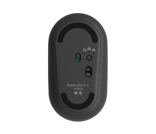Logitech Pebble 2 M350s mouse Office Ambidextrous RF Wireless + Bluetooth Optical 1000 DPI