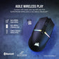 Corsair NIGHTSABRE WIRELESS RGB mouse Gaming Right-hand RF Wireless + Bluetooth + USB Type-A Optical 26000 DPI
