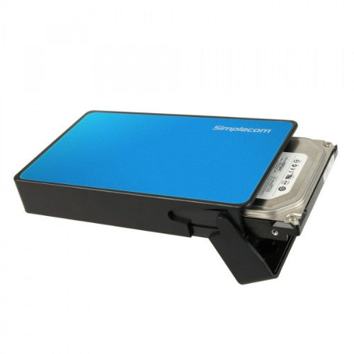 Simplecom SE325 HDD enclosure Blue 3.5"