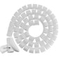 Brateck HC-30-W cable organizer Universal Cable sleeve White 1 pc(s)