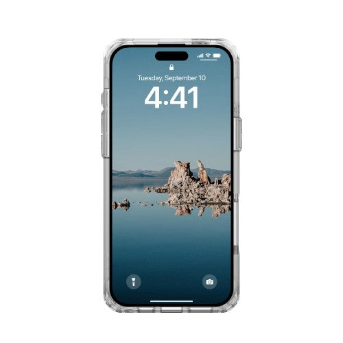 Urban Armor Gear Plyo mobile phone case 17 cm (6.7") Cover Transparent, White