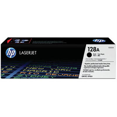 HP 128A Black Original LaserJet Toner Cartridge