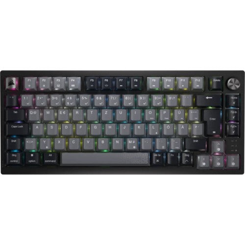 Corsair K65 PLUS WIRELESS 75 % RGB keyboard Gaming RF Wireless + USB QWERTY English Black