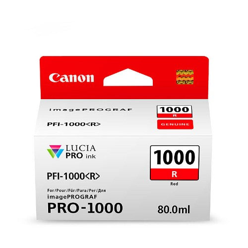Canon PFI-1000R Red Ink Cartridge