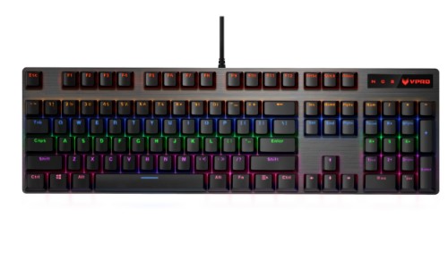 Rapoo V500 Pro keyboard Gaming USB QWERTY English Black