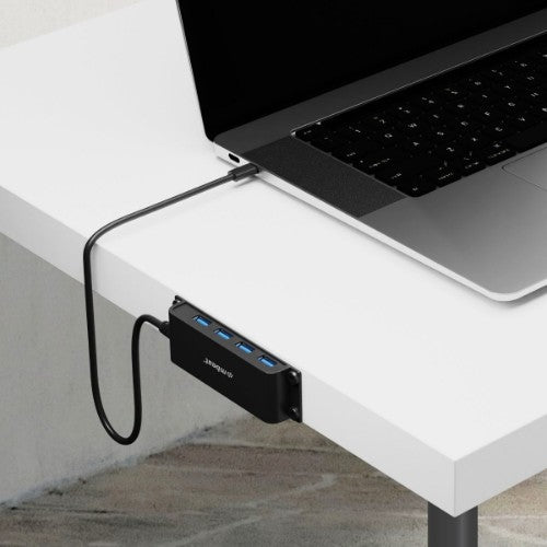 MBeat MB-HUB-E04 interface hub USB 3.2 Gen 1 (3.1 Gen 1) Type-C 5000 Mbit/s Black