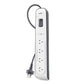 Belkin BSV400AU2M surge protector Grey, White 4 AC outlet(s) 2 m