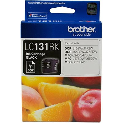 Brother LC-131BK ink cartridge 1 pc(s) Original Black