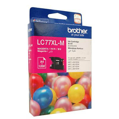 Brother LC77XLM ink cartridge 1 pc(s) Original High (XL) Yield Photo magenta