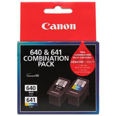 Canon PG-640 + CL-641 ink cartridge 2 pc(s) Original Standard Yield Black, Cyan, Magenta, Yellow