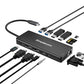 Simplecom CHN613 laptop dock/port replicator Wired USB 3.2 Gen 2 (3.1 Gen 2) Type-C Black