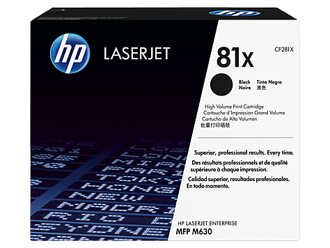 HP 81X High Yield Black Original LaserJet Toner Cartridge