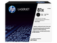 HP 81X High Yield Black Original LaserJet Toner Cartridge