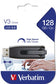 Verbatim V3 - USB 3.0 Drive 128 GB - Black