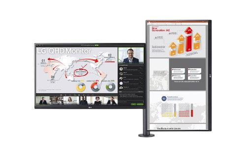 LG 27QP88D-BS computer monitor 68.6 cm (27") 2560 x 1440 pixels Quad HD LCD Black