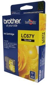 Brother LC67Y ink cartridge Original Yellow