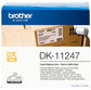 Brother DK-11247 label-making tape Black on white