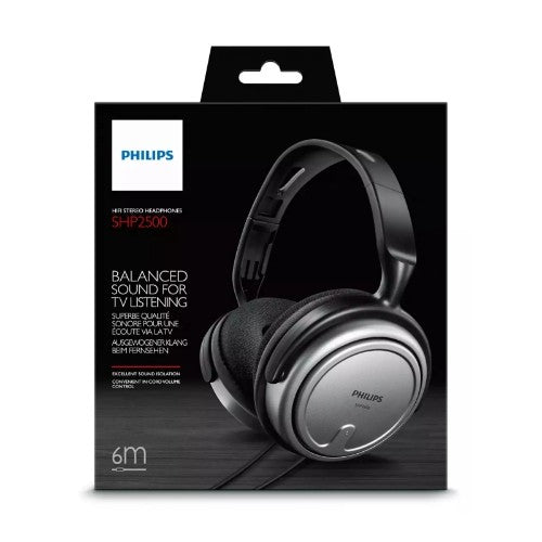 Philips Indoor Corded TV Headphone SHP2500/10