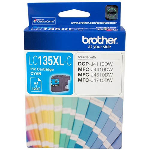 Brother LC135XLC ink cartridge 1 pc(s) Original Cyan