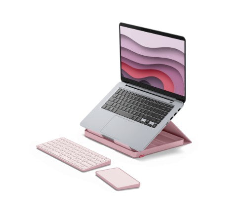 Logitech 920-011284 mobile device keyboard QWERTY English Bluetooth Pink
