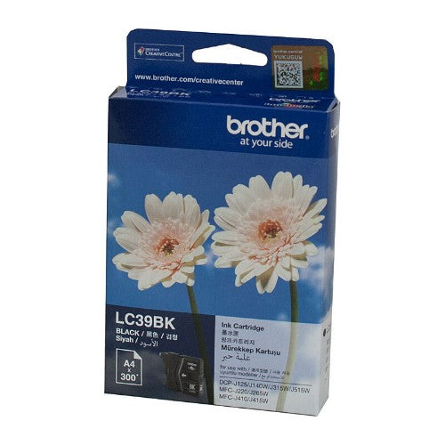 Brother LC39BK ink cartridge 1 pc(s) Original Standard Yield Photo black