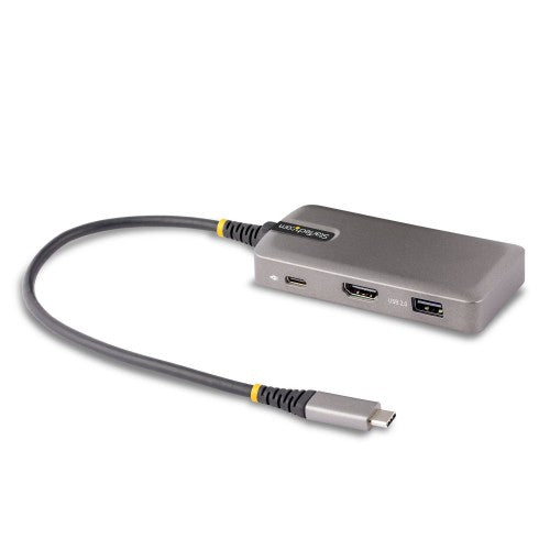 StarTech.com USB-C Multiport Adapter - 4K 60Hz HDMI w/HDR - 3-Port USB Hub - 100W Power Delivery Pass-Through - Works With Chromebook certified - Windows/macOS/iPadOS/Android™