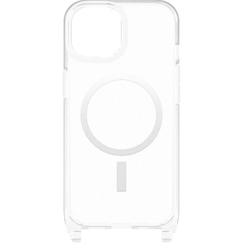 OtterBox React Series Necklace MagSafe for iPhone 15 with Strap, Clear